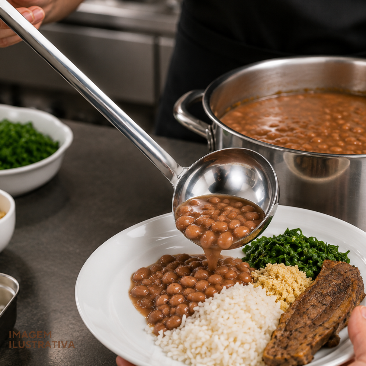 Conhca Profissional Com Gancho 51cm Inox