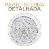 Taça Vidro Transparente Diamond 325ml