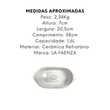 Assadeira Segunda LInha N3 Ceramica 1,6L