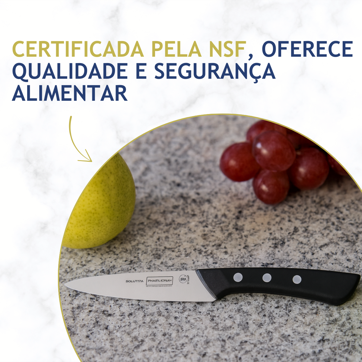 Faca de Legumes e Frutas Tramontina