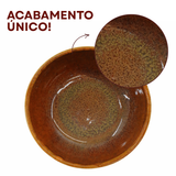 Tigela Cerâmica Refrátaria 700ml Romanha Wood