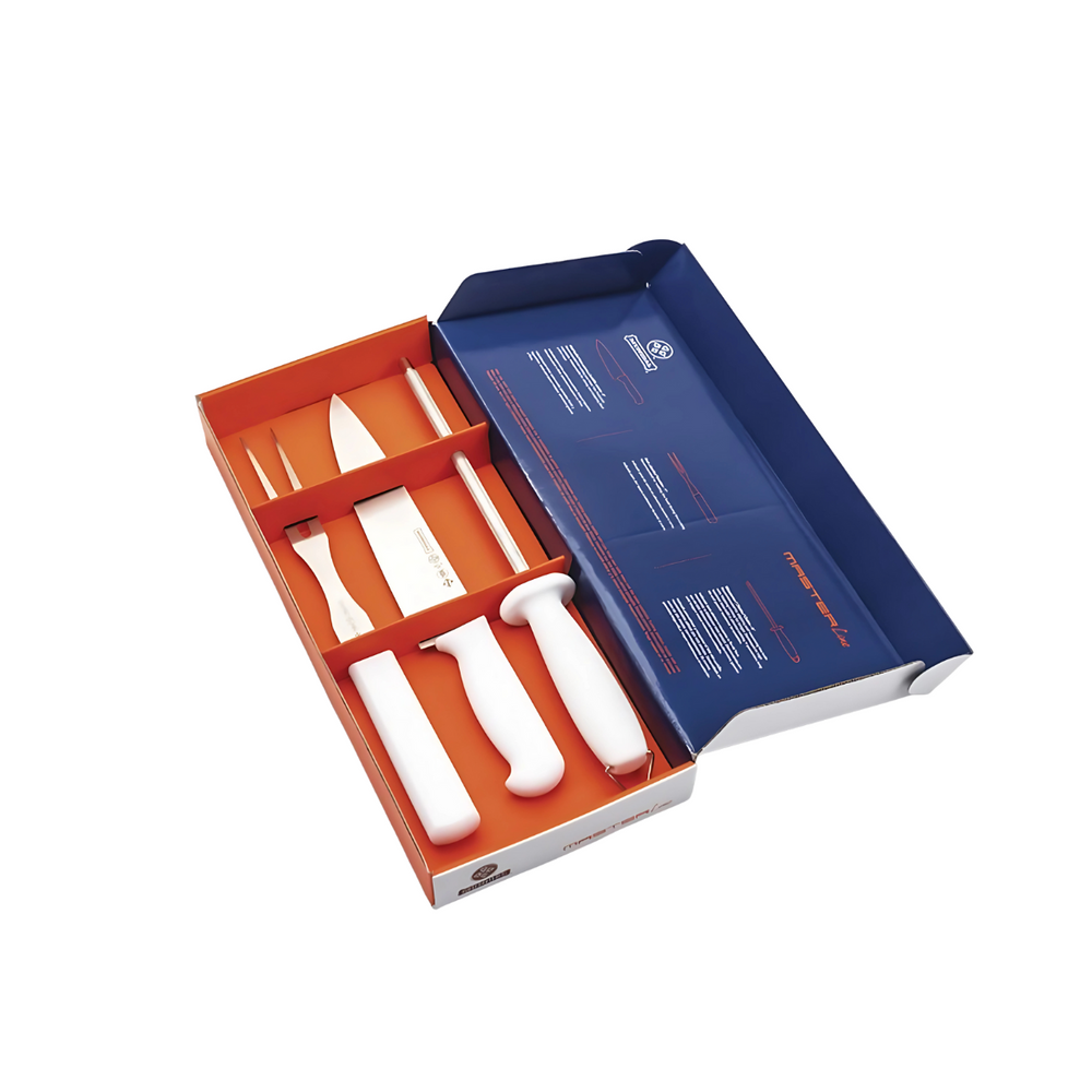 Kit Churrasco 3 Peças Faca Chaira Garfo - A Gourmet