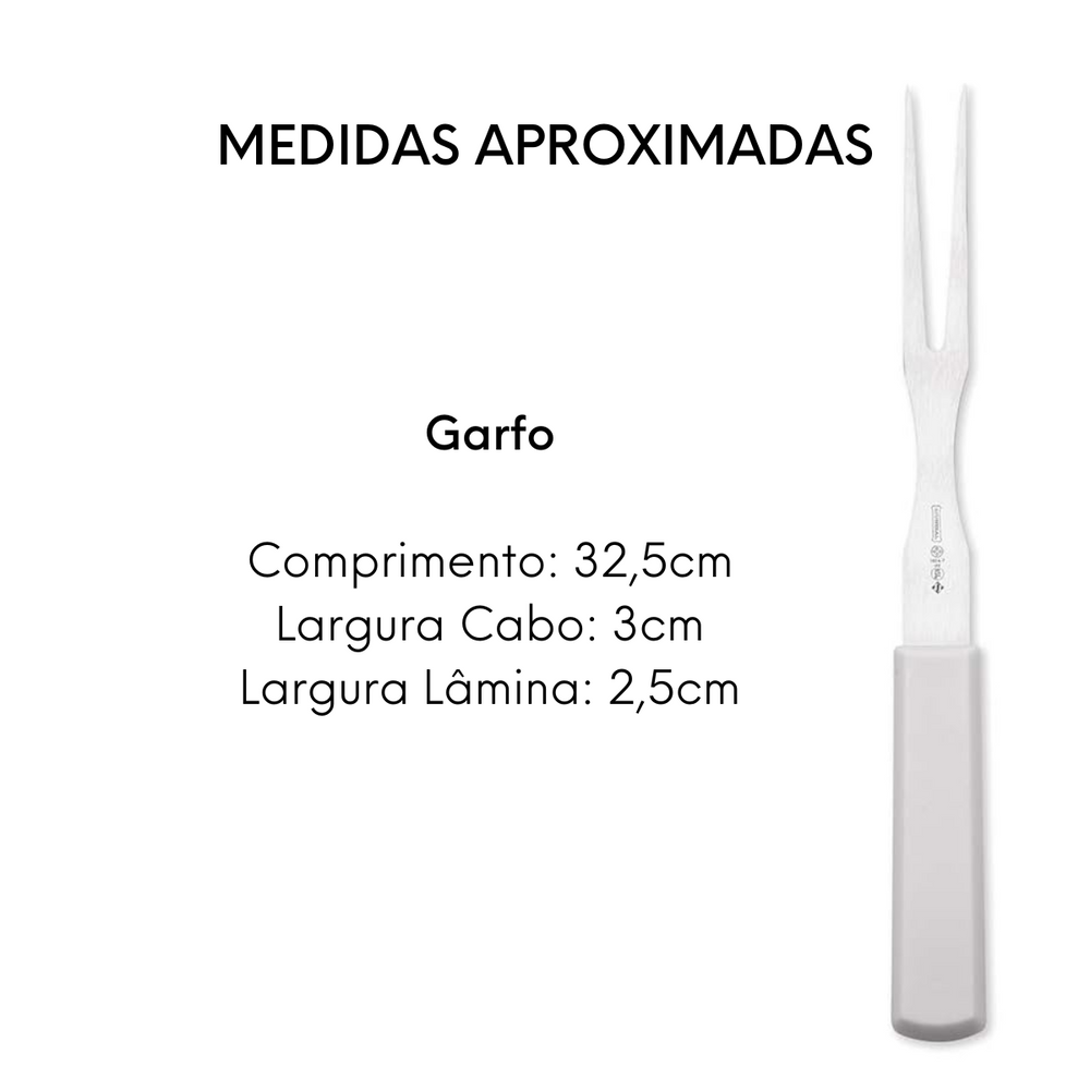 Conjunto Churrasco 5 Peças Master Line Mundial Hercules