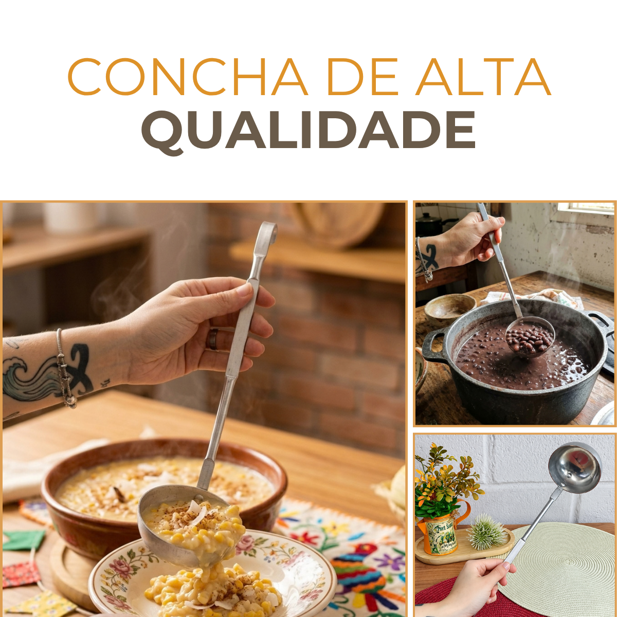 Concha Hotel Servir Aluminio N°9