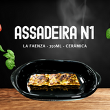 Assadeira Retangular Segunda Linha N1 de Ceramica