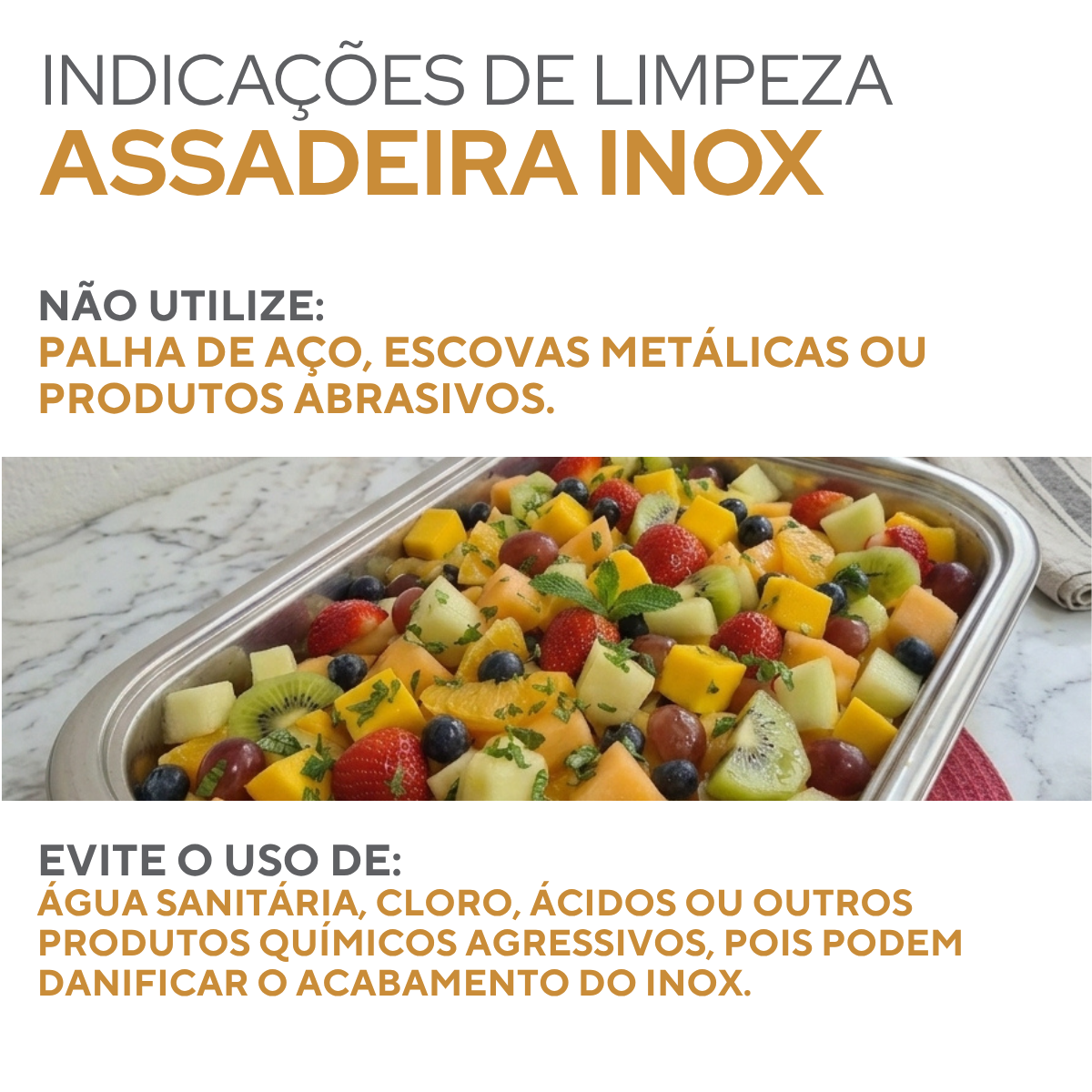 Assadeira Aço Inox Tramontina 48cm