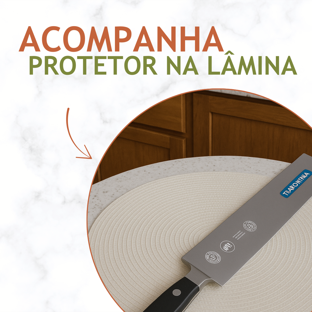 Faca Cheff Tramontina Century 10°