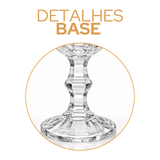 Taça Vidro Transparente Diamond 325ml
