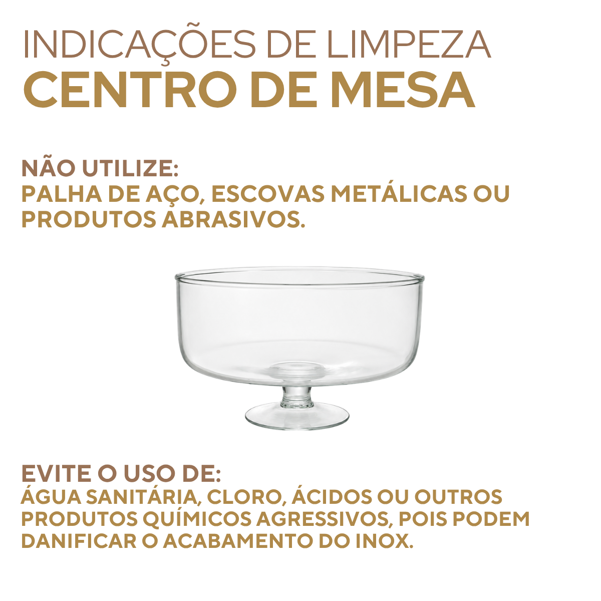 Centro de Mesa Alabama Vidro