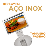 Display de Mesa Aço Inox