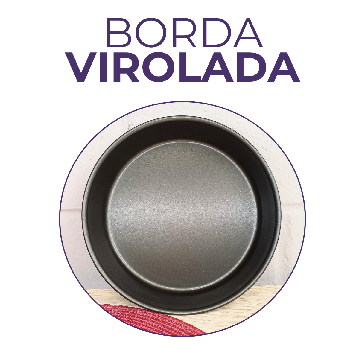 Forma Torteira Antiaderente Alta 24cm