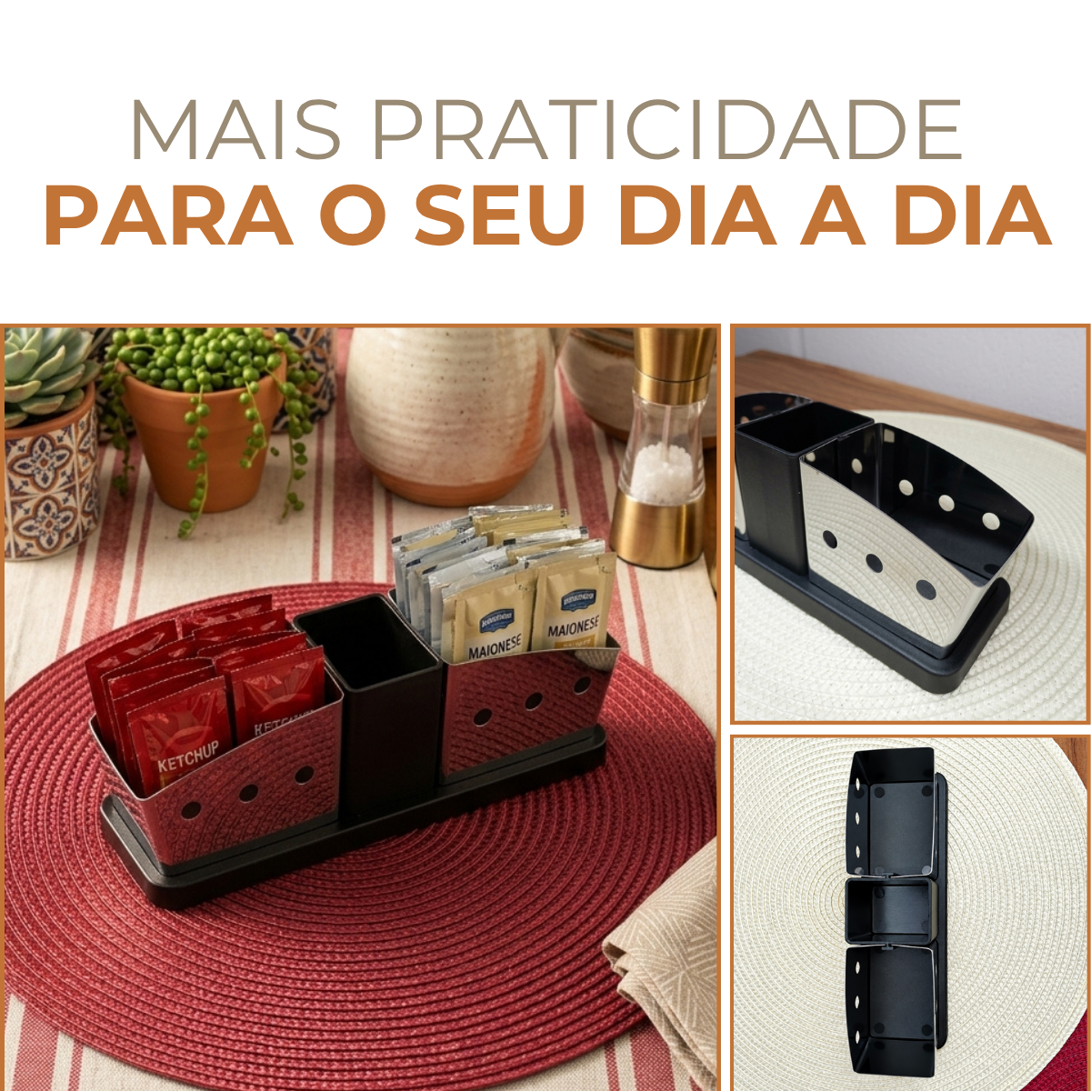 Suporte para Sachê Aço Inox