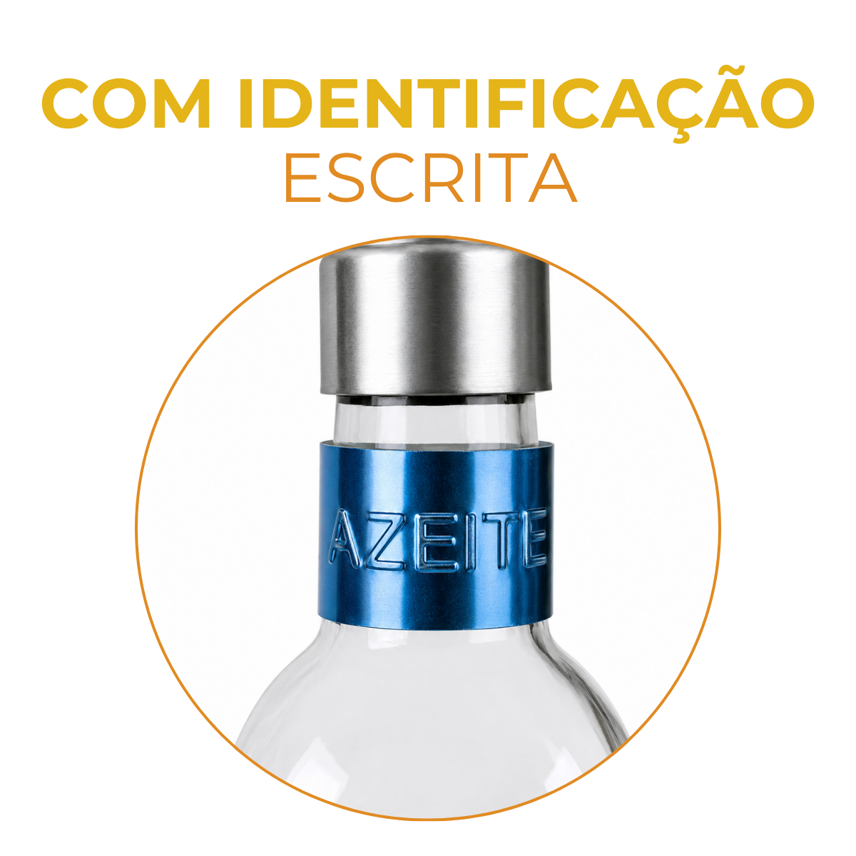 Galheteiro Azeite Vidro 500ml Servir