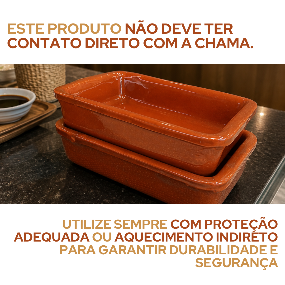 Assadeira Principado Cerâmica 650ml