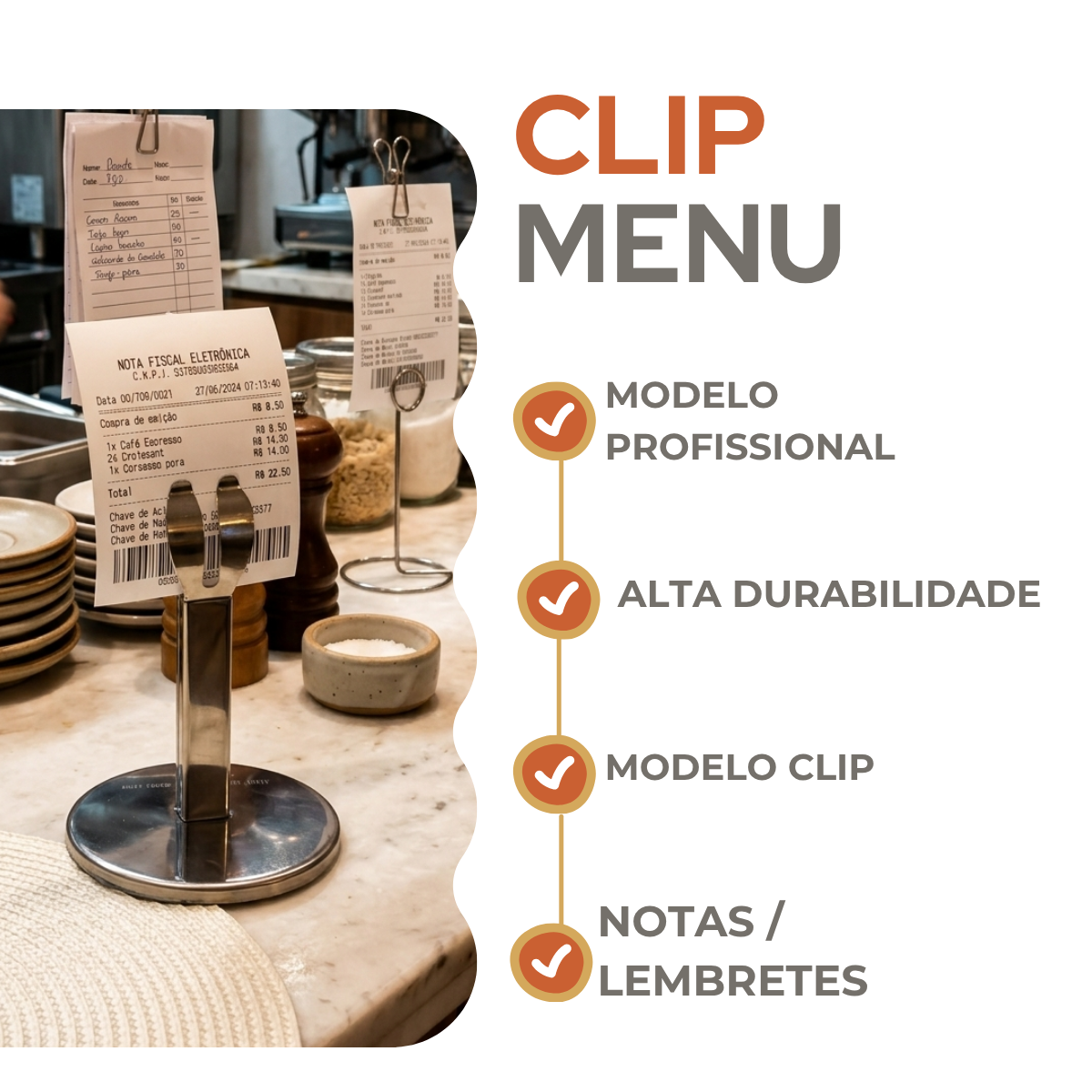 Clip Para Menu Cartão