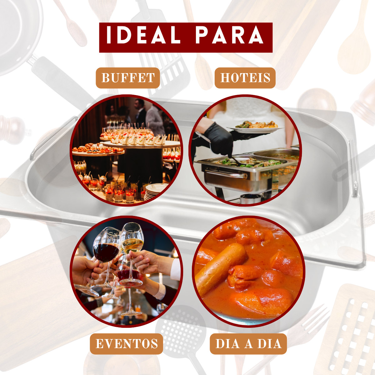 Cuba Gn 1/2 150mm Aço Inox - A Gourmet