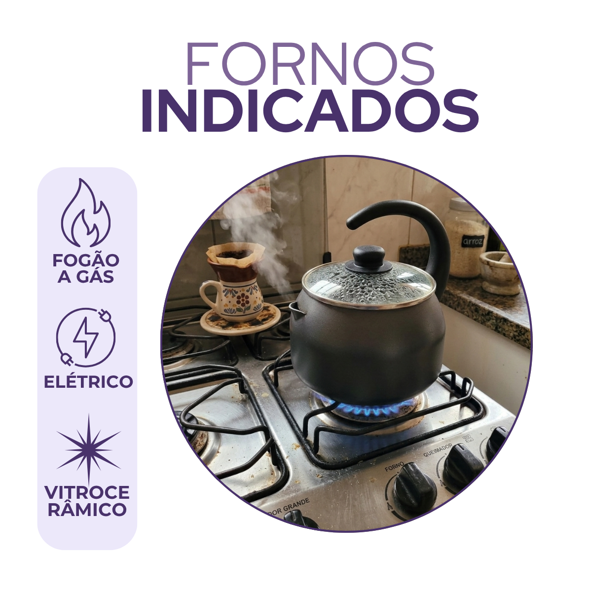 Chaleira Gourmet 2,4Litros