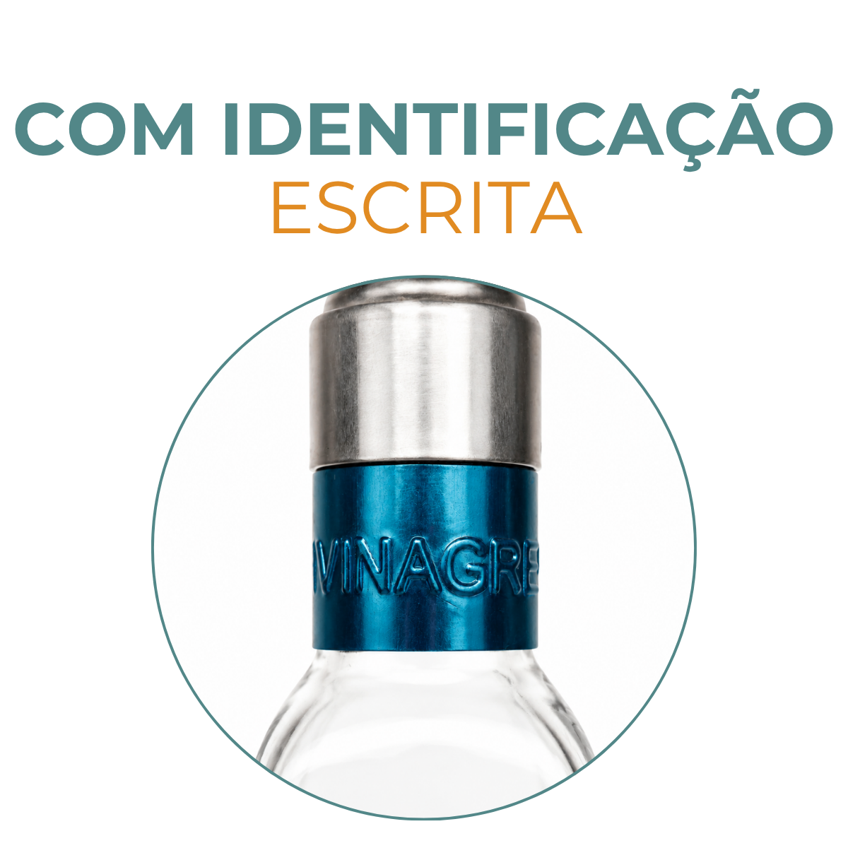 Galheta Vinagre Vidro 250ml S/ Tampa