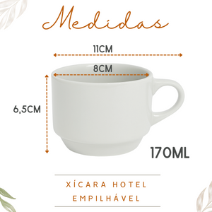 Xicara de chá 170ml empalhável BelaVista Xicara de Chá