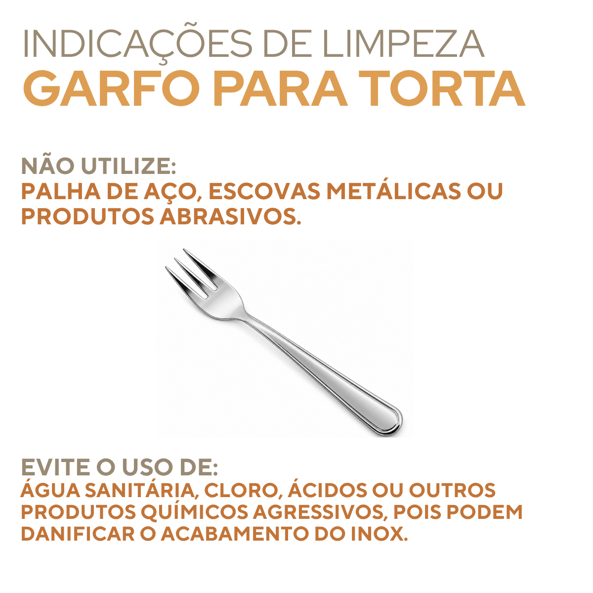 Garfo Para Torta Búzios 15cm