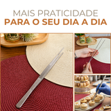Pinça Culinária Reta 30cm Profissional