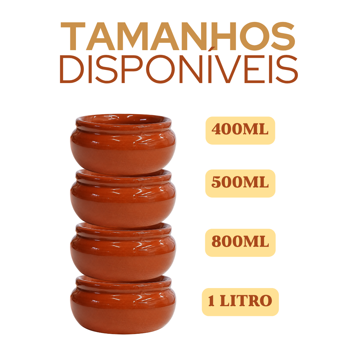Cumbuca Paulista Cerâmica 400ml