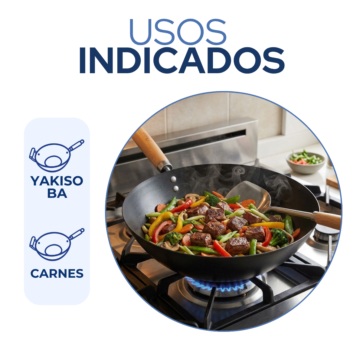 Frigideira Preta Wok 7 Litros