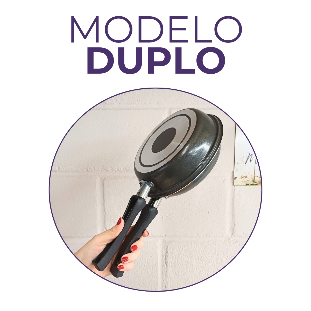 Frigideira Dupla Multiflon