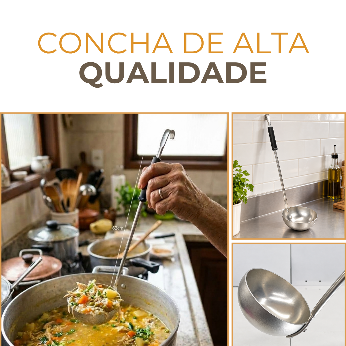 Concha Hotel Aluminio Cabo Baquelite N°16