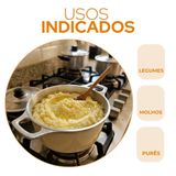 Caçarola Com Tampa N16 Aluminio Fundido 1,3L