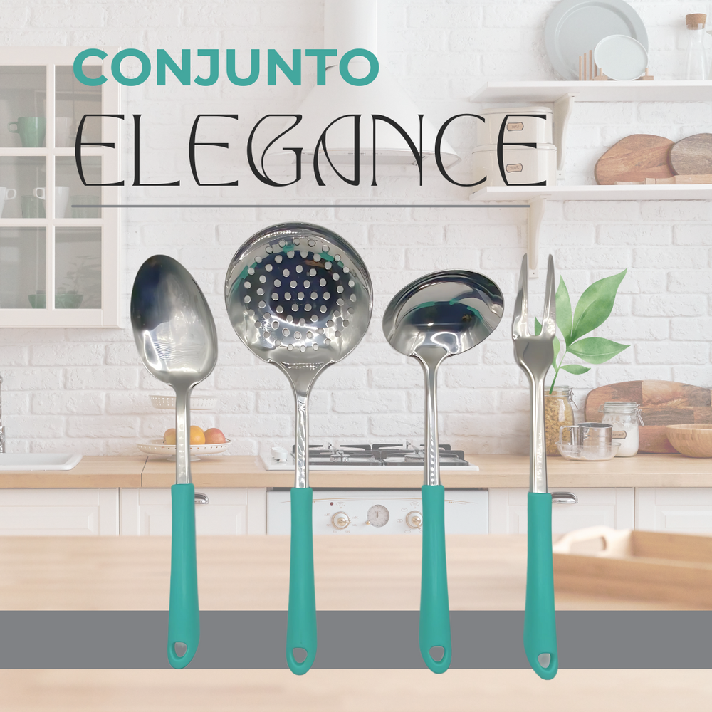 Conjunto 5 Peças Elegance Suporte - A Gourmet