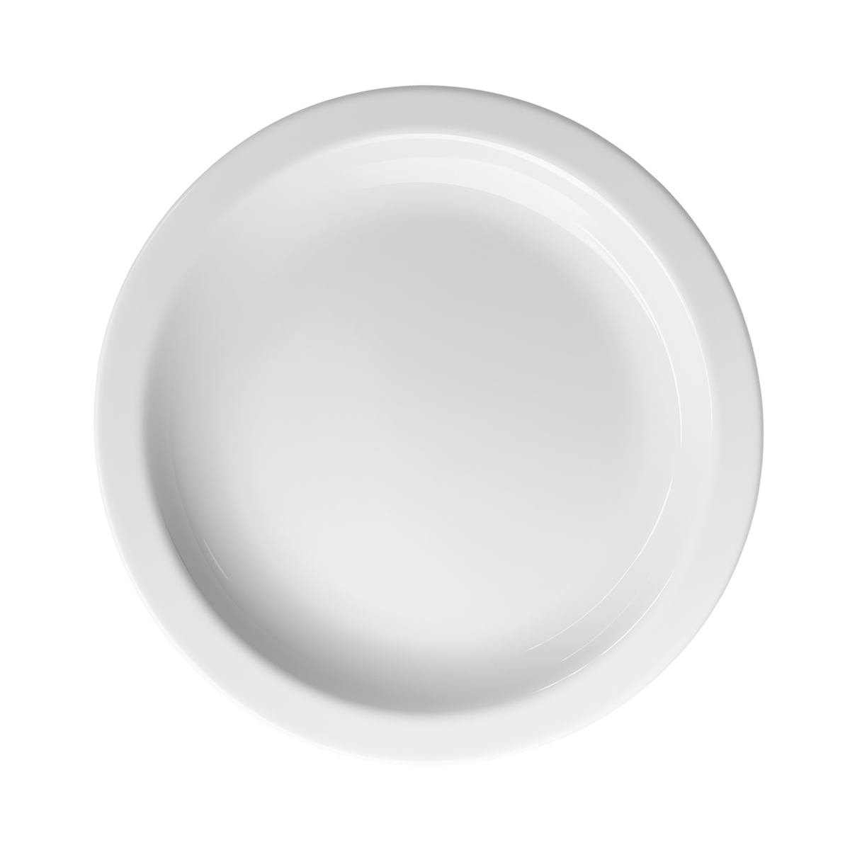 Prato Porcelana Raso Peso Kilo Certo 880g Almoço Branco