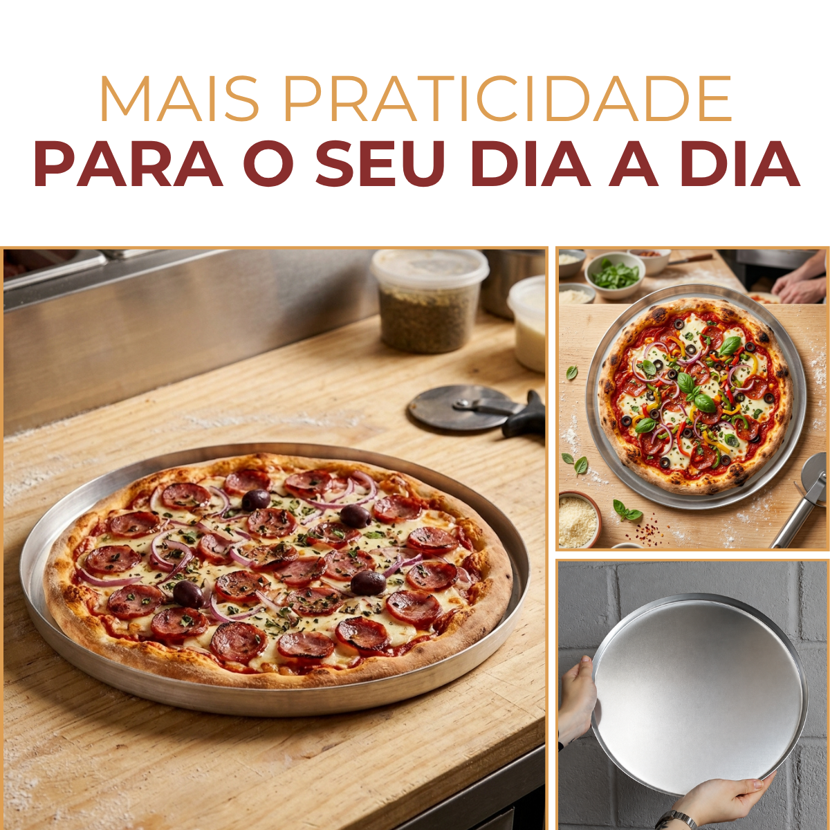 Forma Pizza 35cm Aluminio