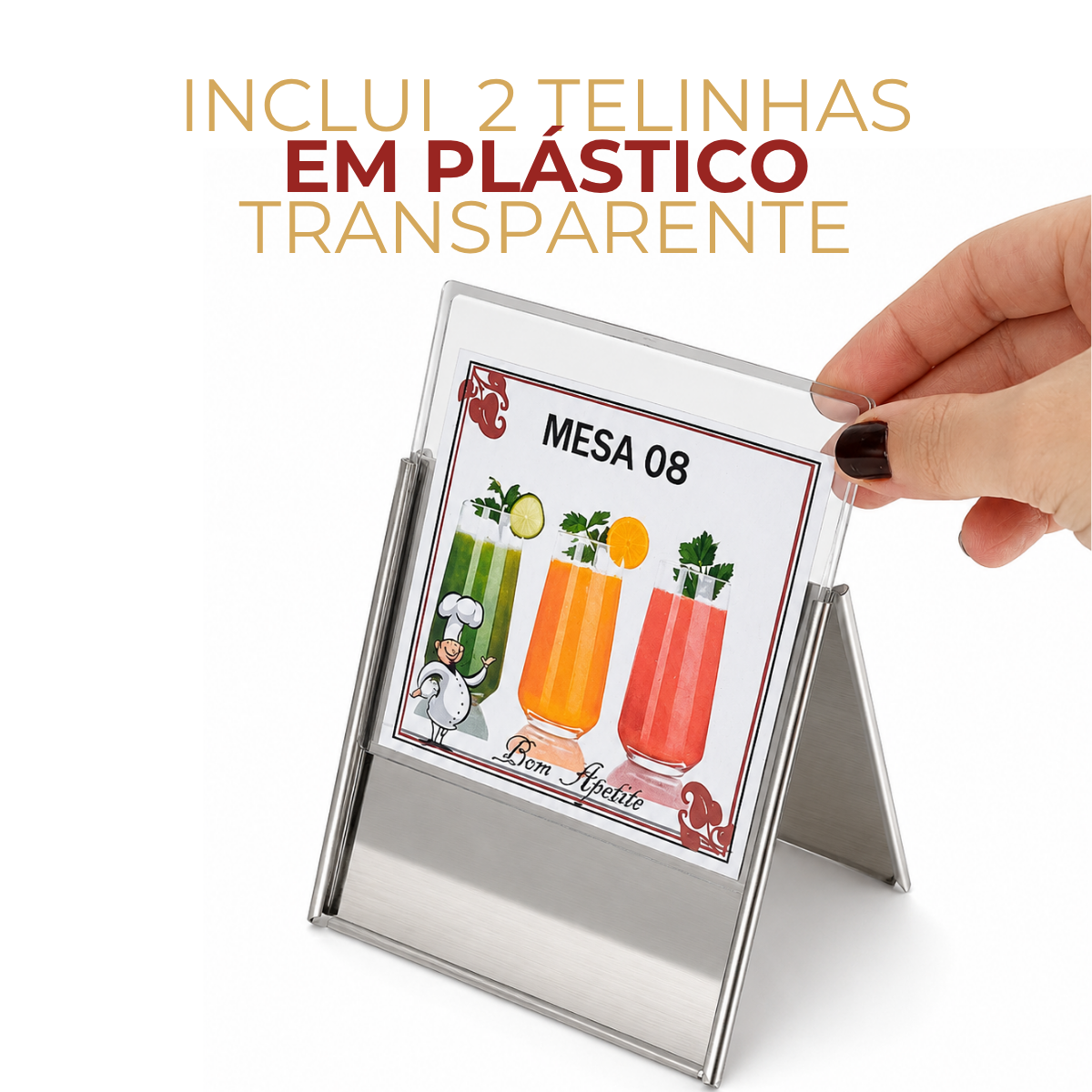 Display Mesa Identificação Mesa