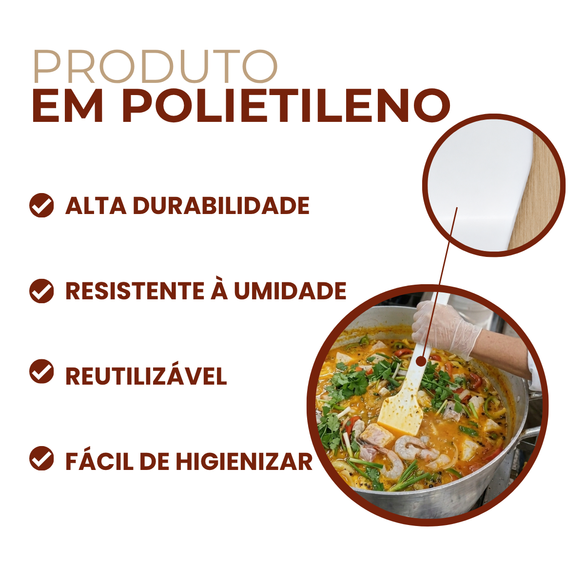 Pá Remo Polietileno 1 Metro