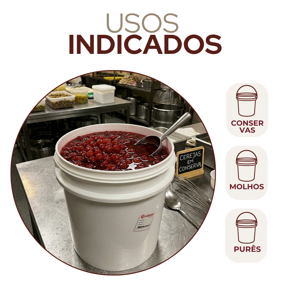 Balde Industrial com Tampa Polipropileno 18 Litros
