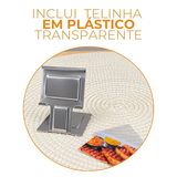 Mini Display de mesa para identificação