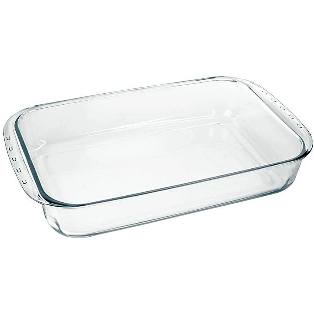 Pote Retangular Lasanheira 3,7L Com Tampa Nadir