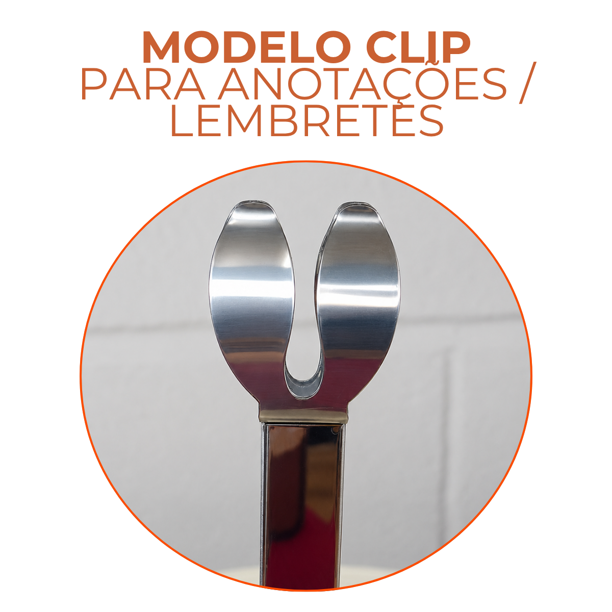 Clip Prendedor Identificador Inox