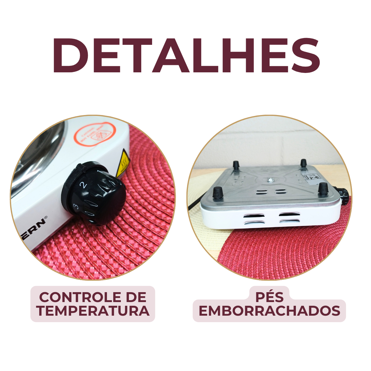 Fogão Elétrico 1 Boca Camping 220v