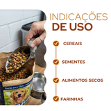 Concha Cereais Aço Inox 50g