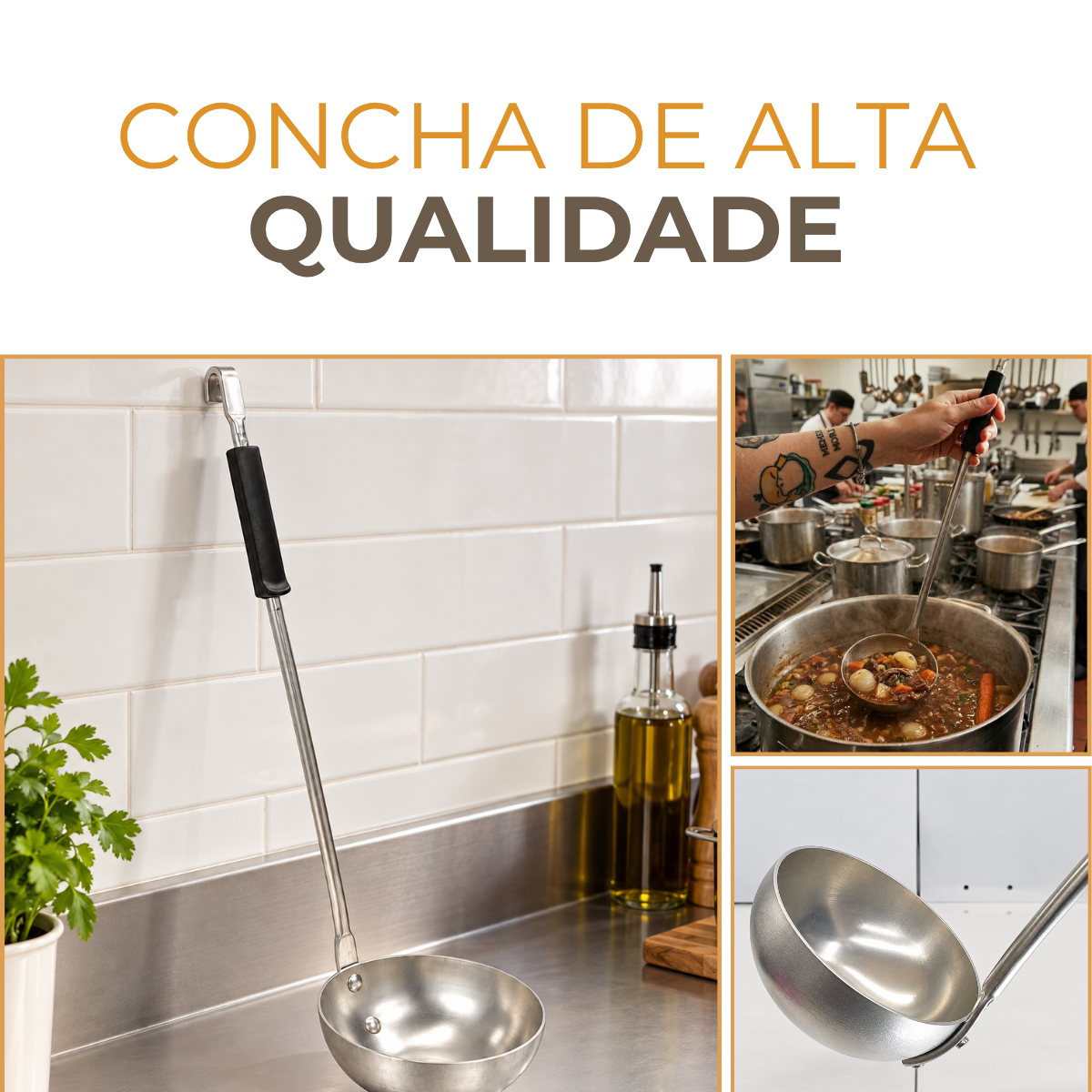Concha Hotel Aluminio Cabo Baquelite N°14