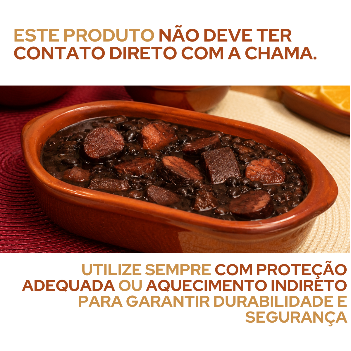 Assadeira Oval Cerâmica 3,1L