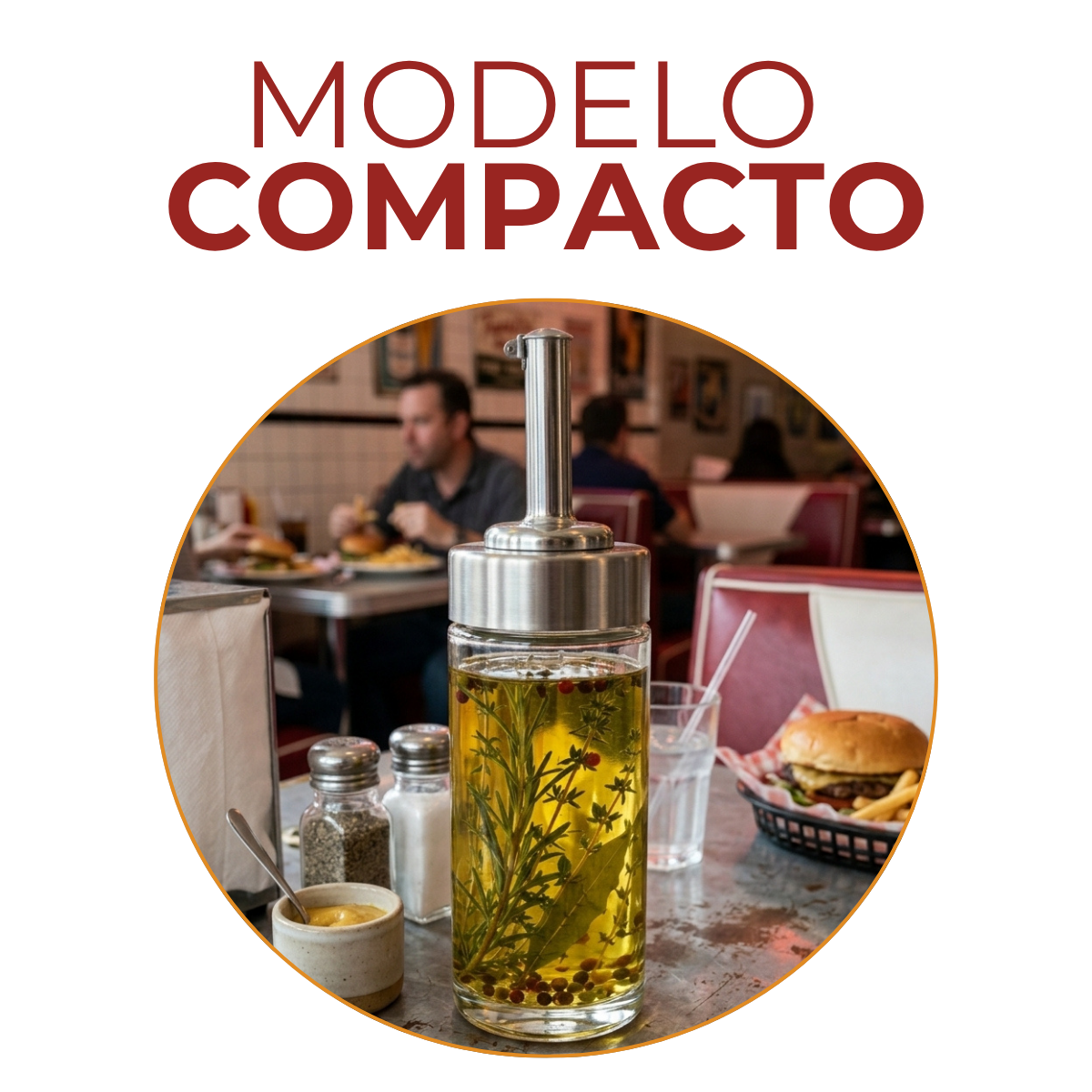 Galheteiro Inox 100ml