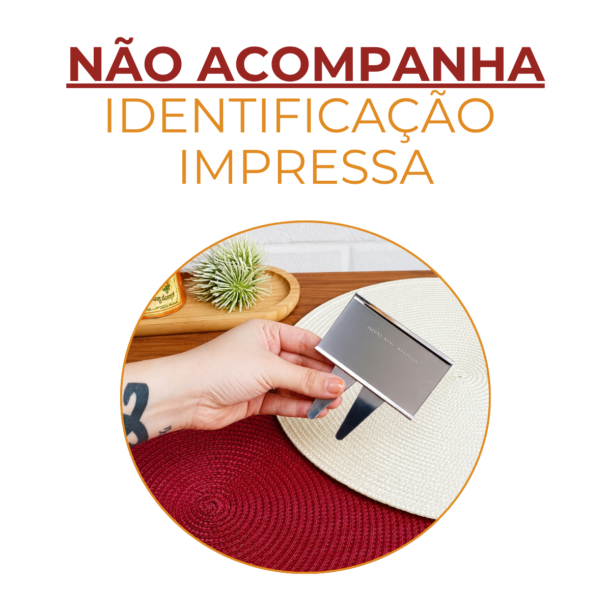 Display Identificação Alimento