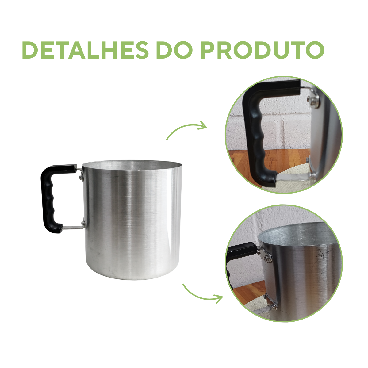Canecão Aluminio 18cm 4,5L