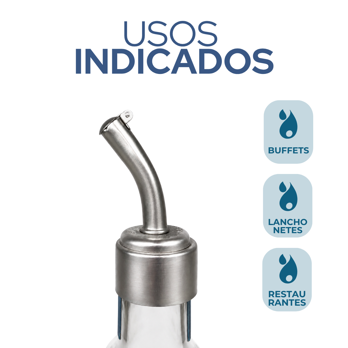 Galheteiro Vinagre 250ml Vidro