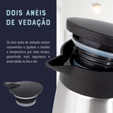 Garrafa Térmica Aço Inox 1 Litro
