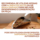 Concha de Cereais Aço Inox 150g