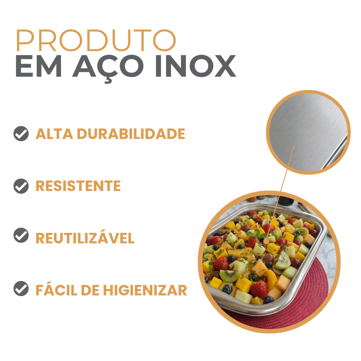 Assadeira Aço Inox Tramontina 48cm